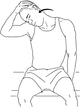 Bring the nose down towards the armpit, away from the operated side.