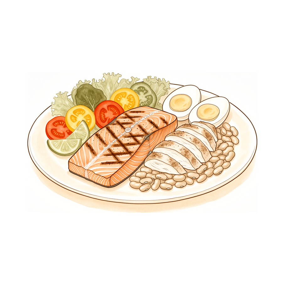 Alimentação adequada para a cicatrização