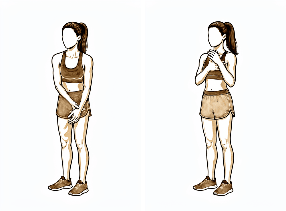 Using the other hand to gently push the operated elbow further into a bend.