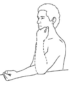 Bend and straighten the elbow with the palm up.