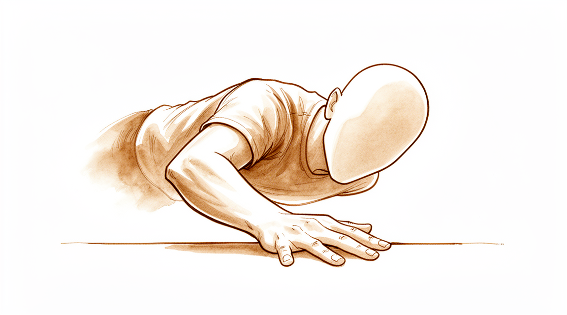 Illustration of the wrist showing the scaphoid bone in the floor of the wrist, with a buried headless compression screw passing down its length to hold a fracture together.